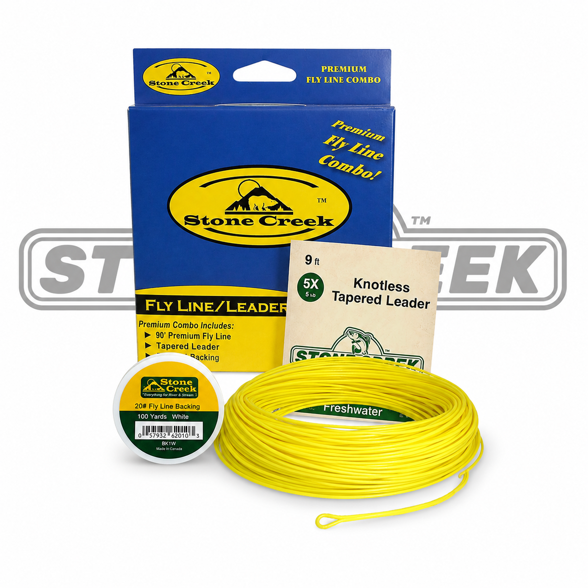 Stone Creek Fly Line Combo - Line - Leader - Backing