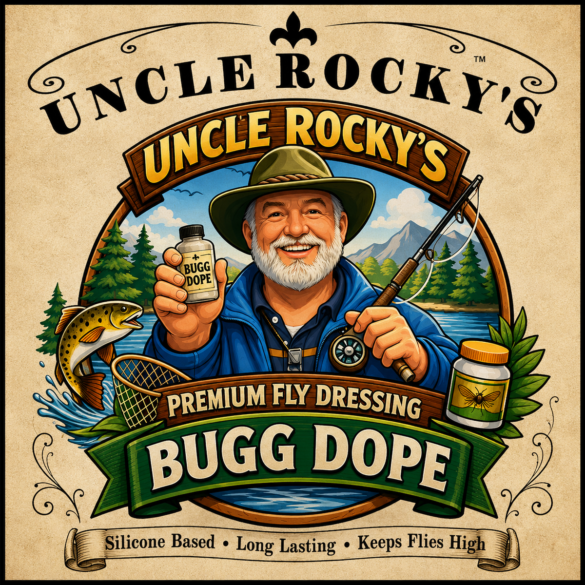 Uncle Rocky's Bugg Dope Fly Treatment