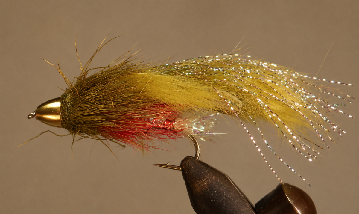Stone Creek Cone Head - Kiwi Muddler Streamer