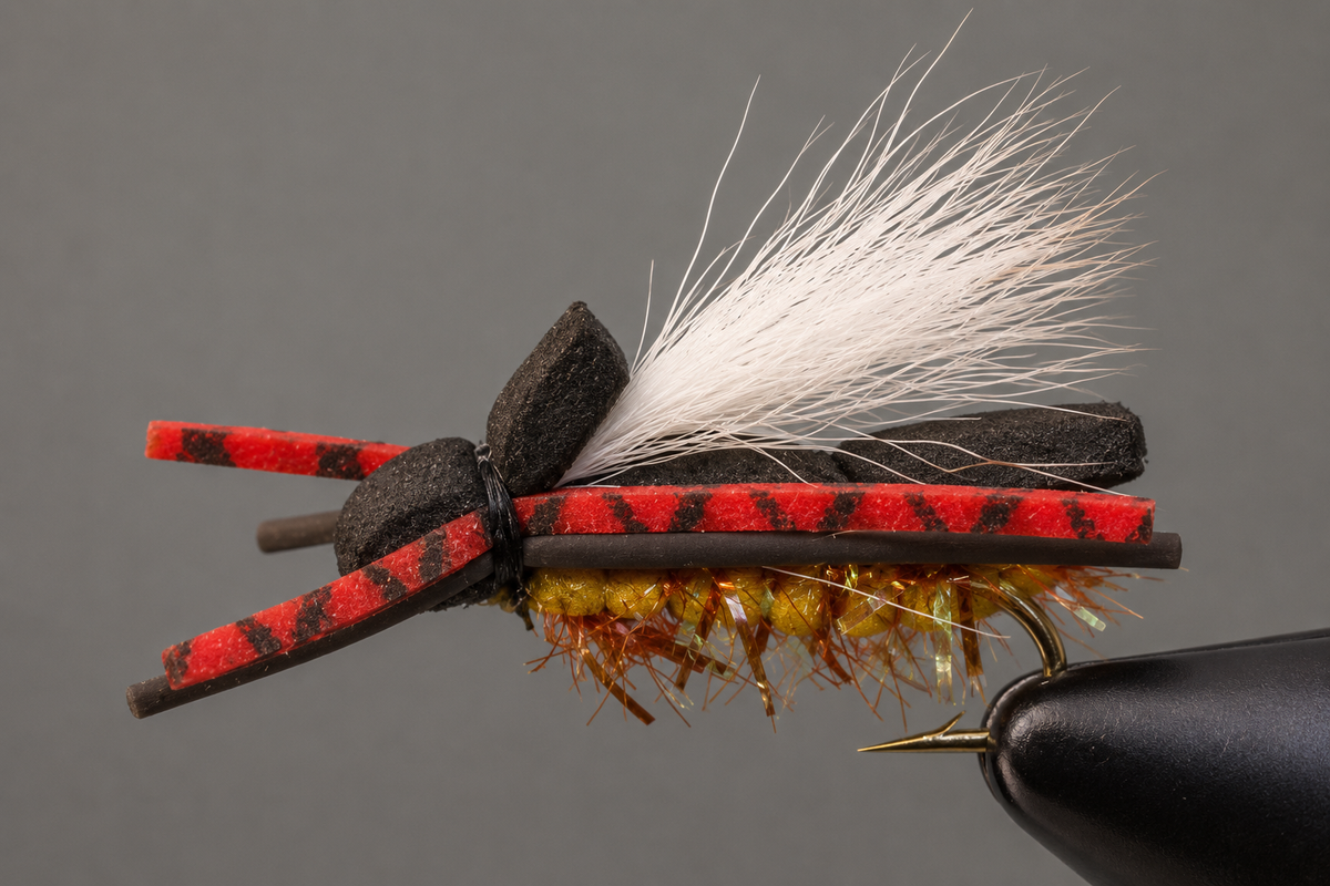 Stone Creek Black Foam Cicada Terrestrial Fly
