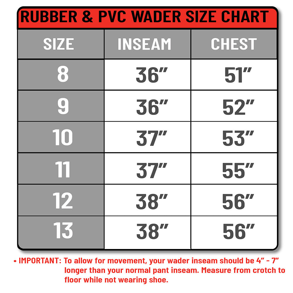 Paramount Slipstream PVC Bootfoot Chest Wader - Cleated