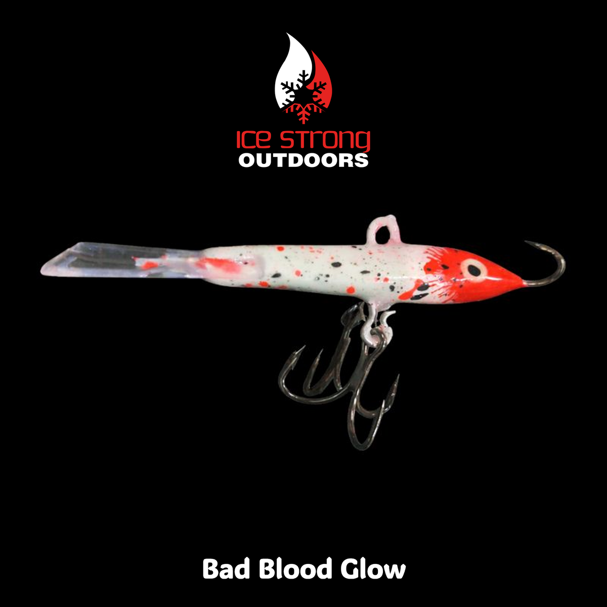 Ice Strong Glow Bay Jigger - 3/8 oz & 1/2 oz