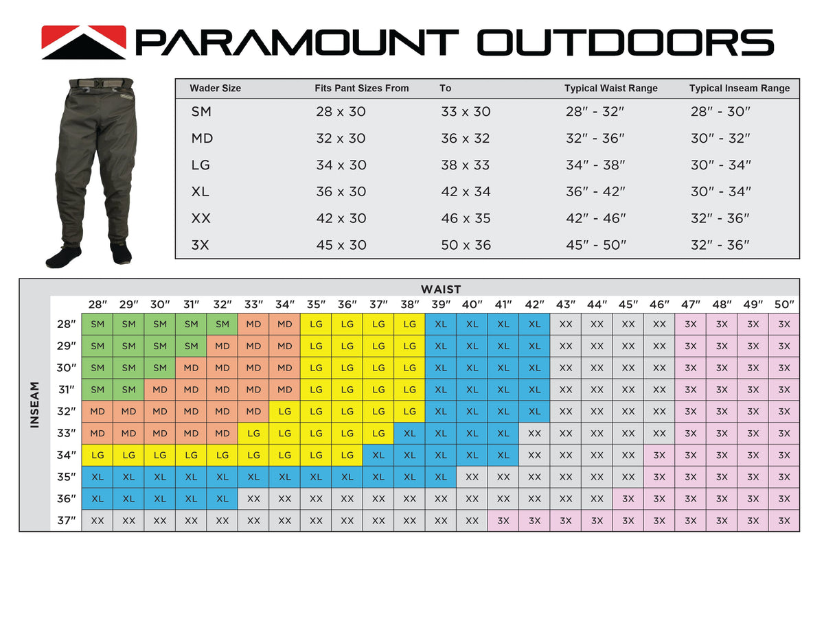 Paramount Fast Eddy Waist-High Waders