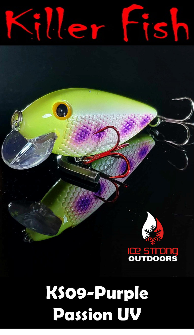 Ice Strong Killer Fish UV Rattling Shallow Diver
