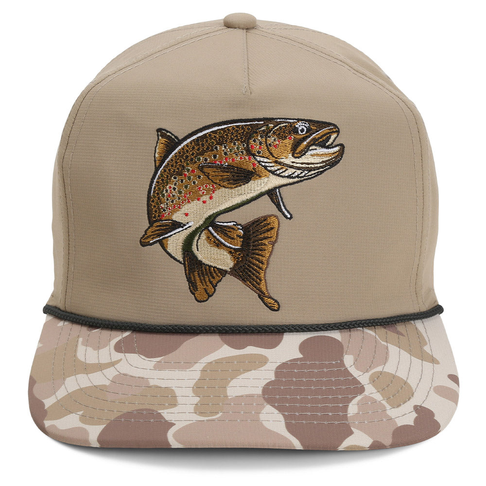 Paramount Brown Trout Five-Panel Rope Cap