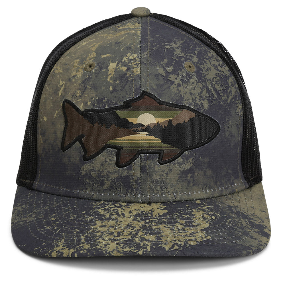 Paramount Sunset Trout Mesh-Back Cap