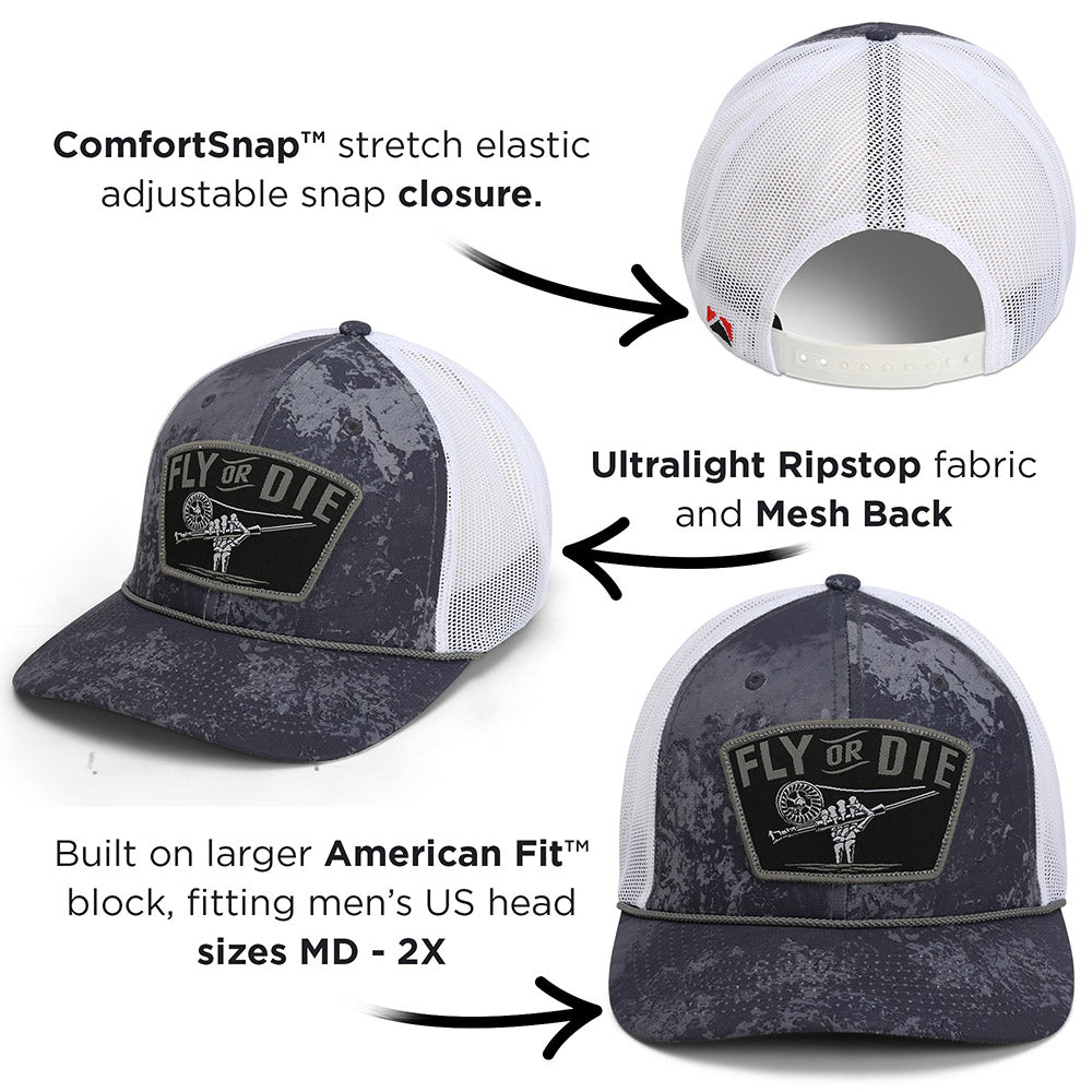 Paramount Fly or Die Mesh-Back Rope Cap
