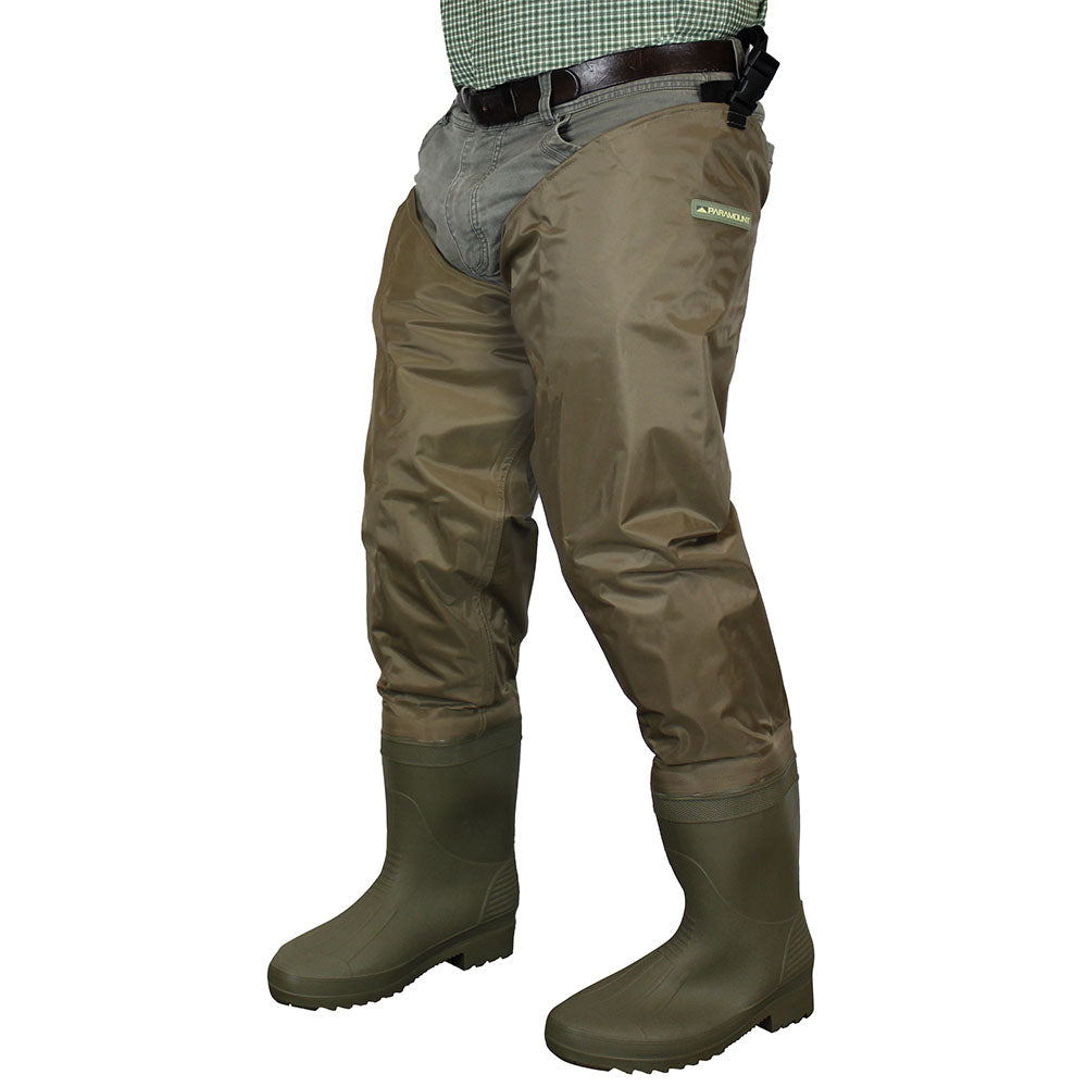 Paramount Slipstream PVC Hip Waders - Cleated Sole
