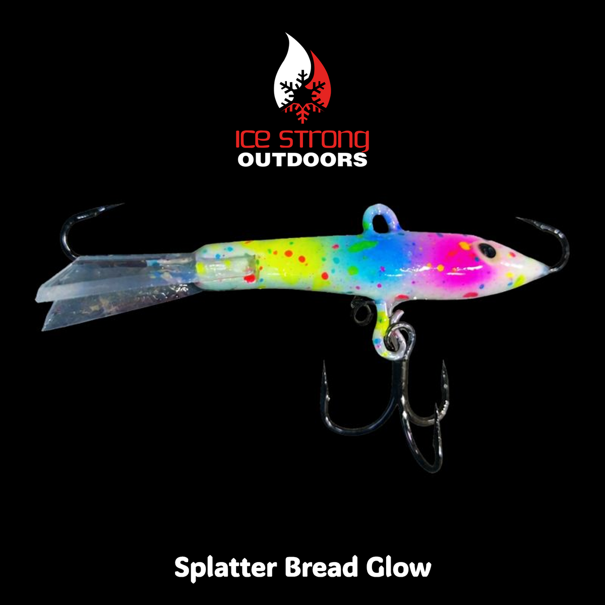 Ice Strong Glow Bay Jigger - 3/8 oz & 1/2 oz