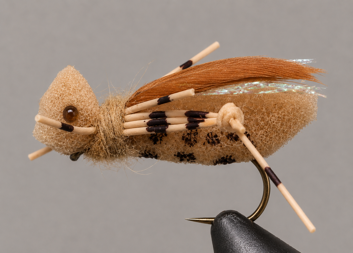 Stone Creek Leopard Foam Hopper Terrestrial Fly