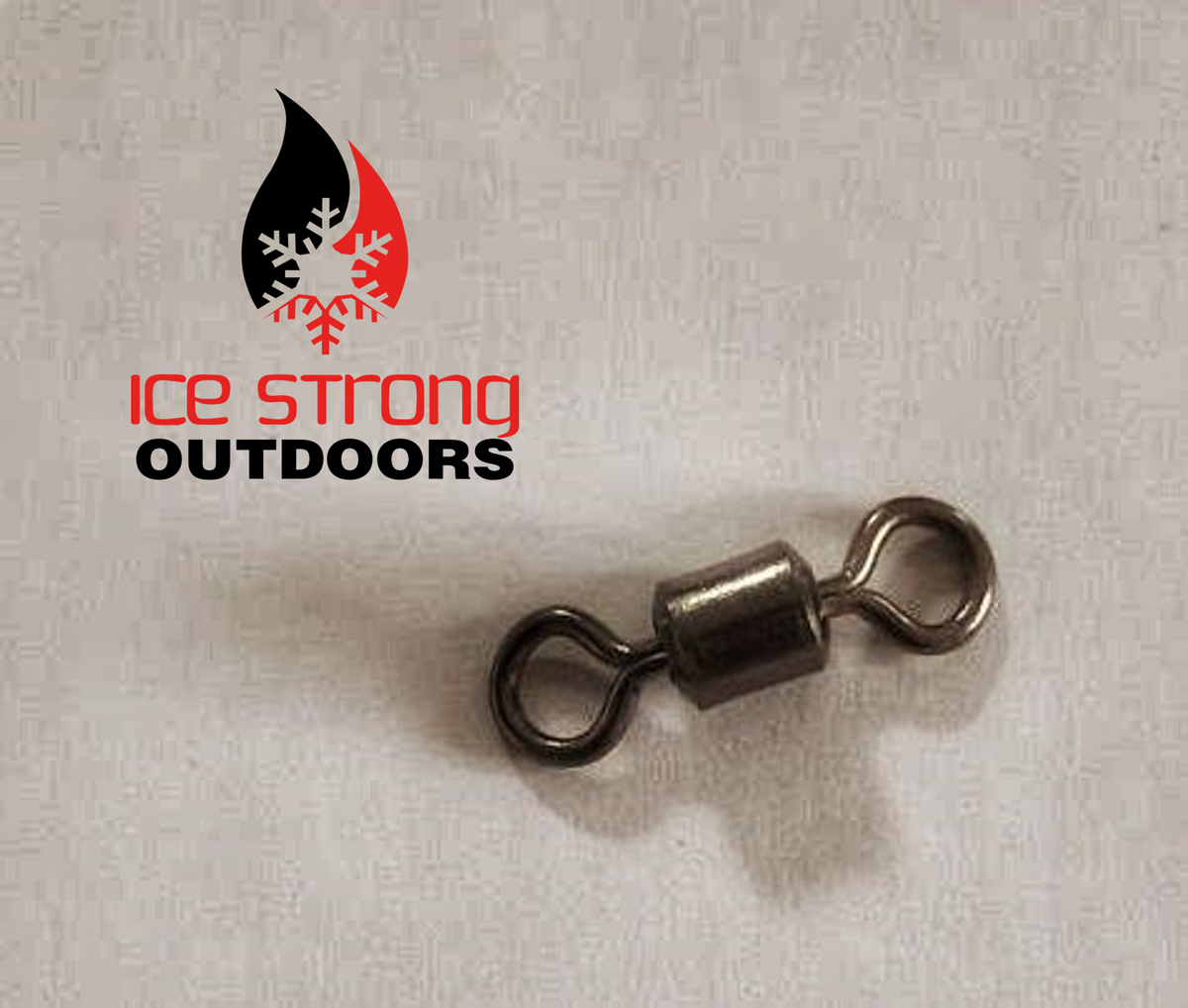Ice Strong Size 3 Barrel Swivels - 80 lb (50-Pack)