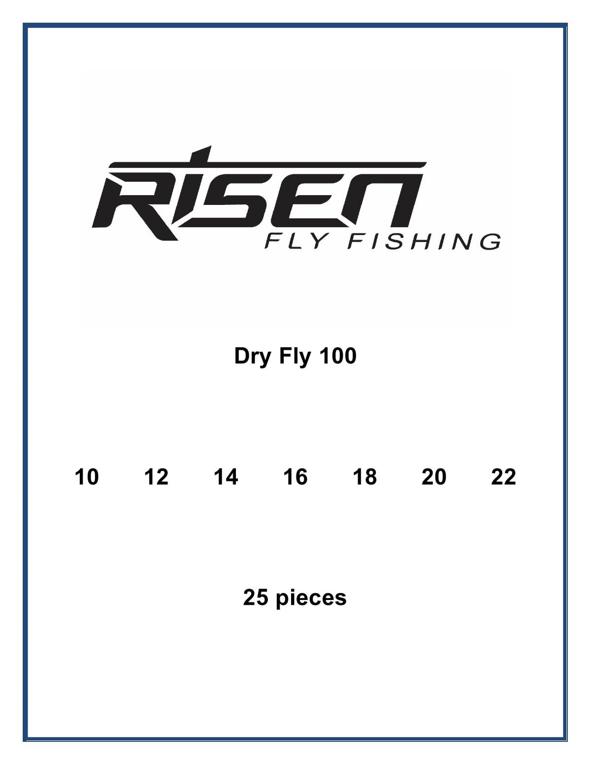 Risen Dry Fly Hook 100