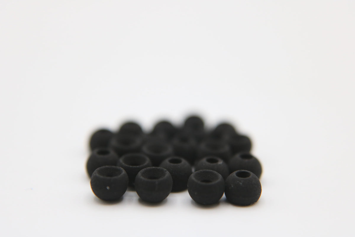Risen Round Countersunk Tungsten Beads (25-Pack)
