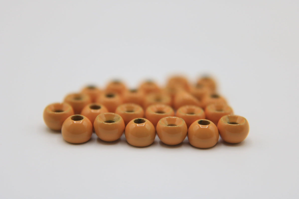 Risen Round Countersunk Tungsten Beads (25-Pack)