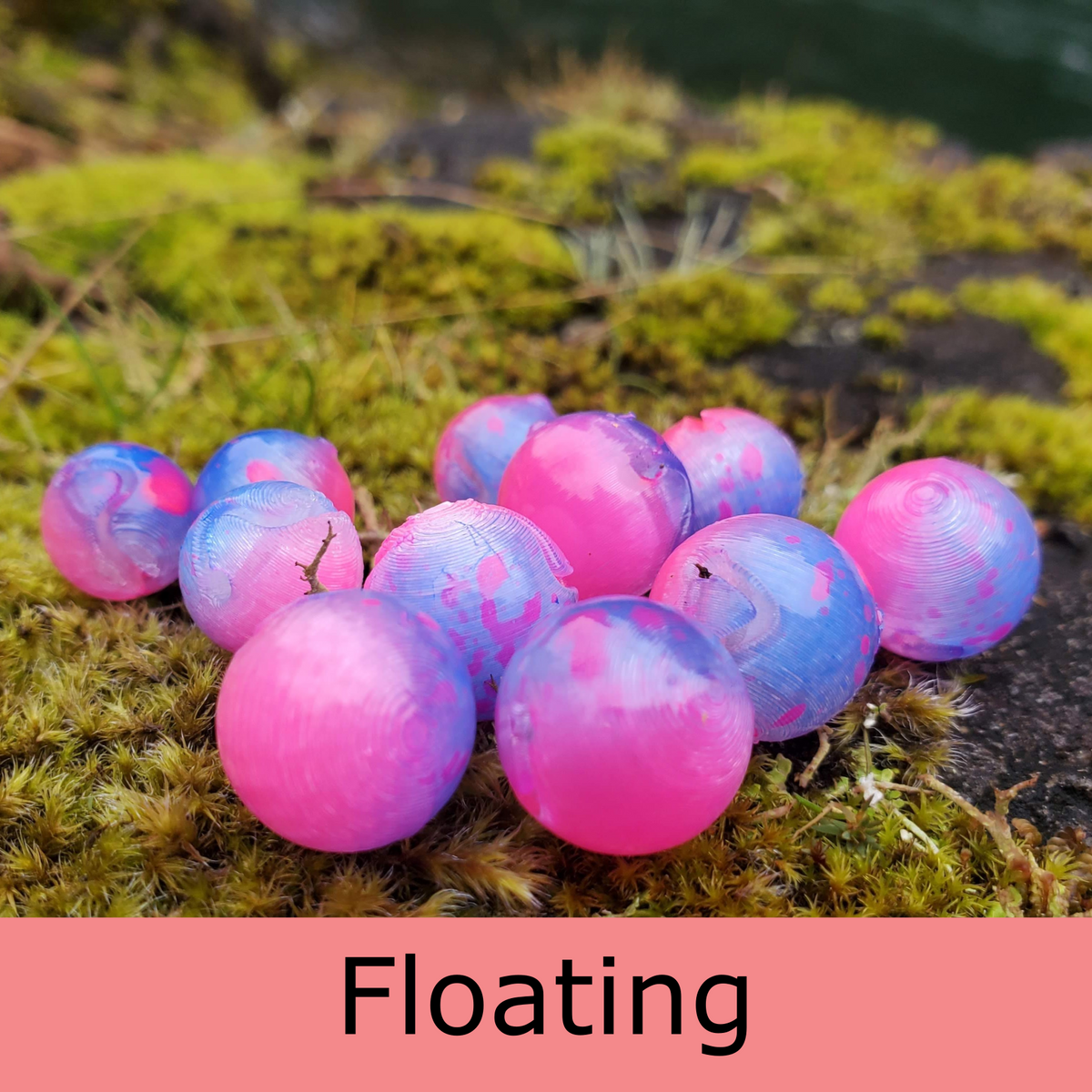 Robolize Mercurial Bead - Floating - Cotton Candy