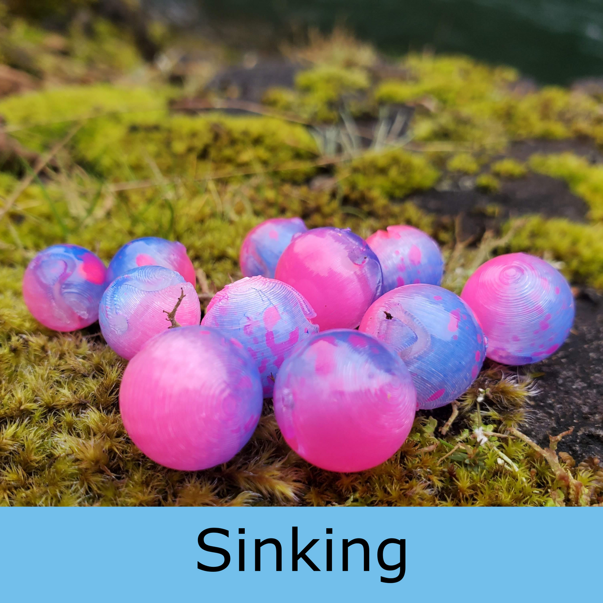 Robolize Mercurial Bead - Sinking - Cotton Candy