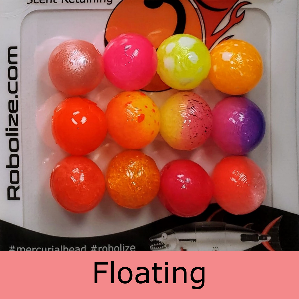 Robolize Mercurial Bead - Floating - Fish Finder Pack