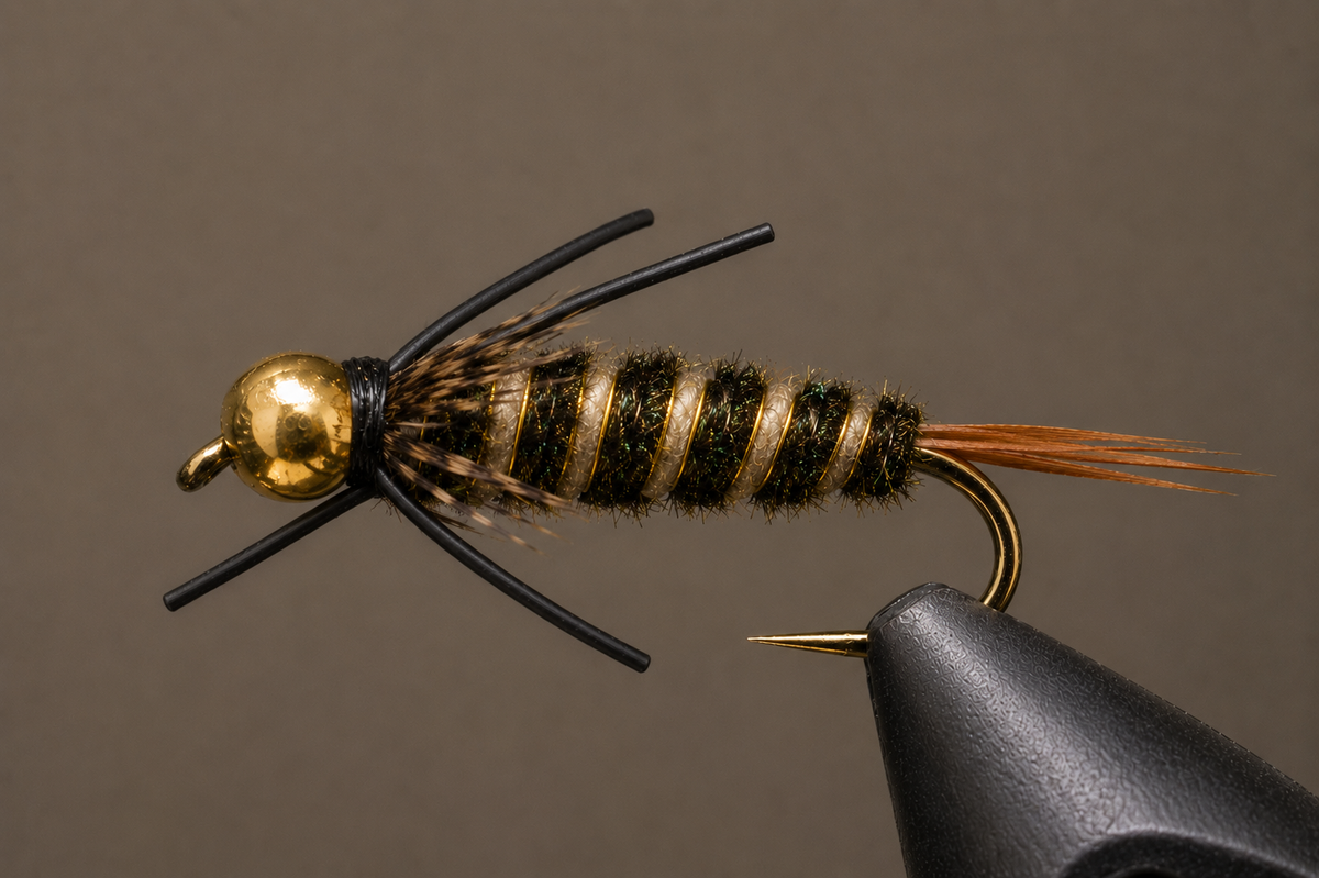 Stone Creek Bead Head Rubber Leg 20 Incher Stonefly Nymph