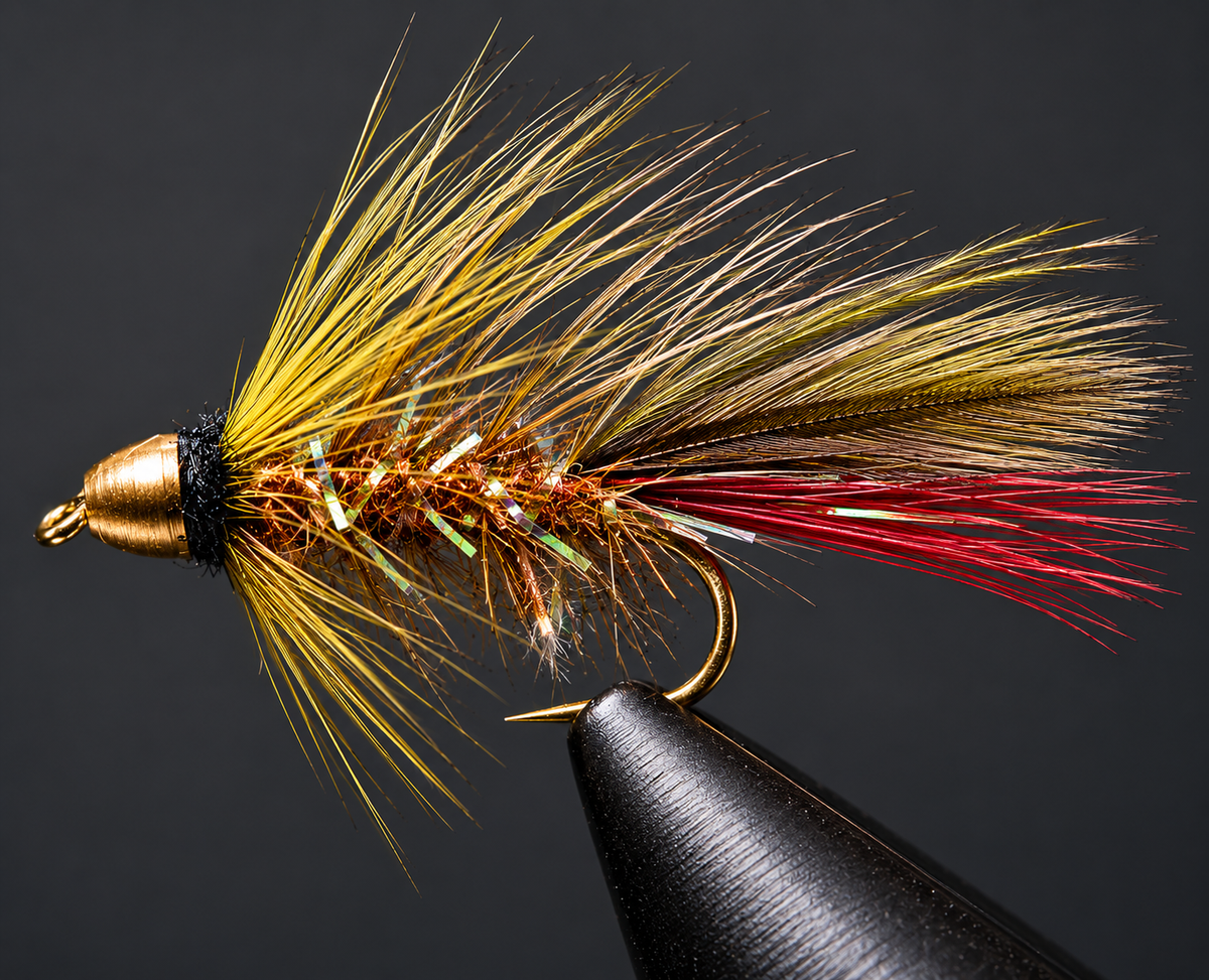 Stone Creek Cone Head - Orange Blossom Bugger Streamer