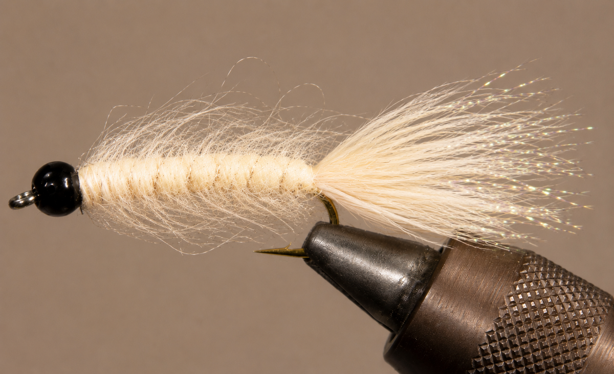 Stone Creek Bead Head Vanilla Leech Streamer