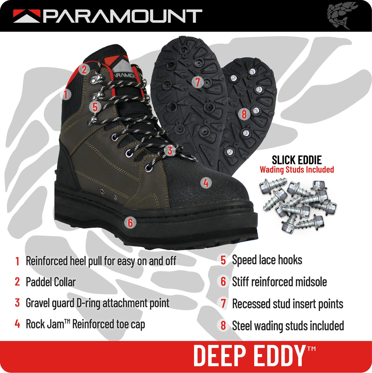 Paramount Women's Deep Eddy Cleated Wading Boots
