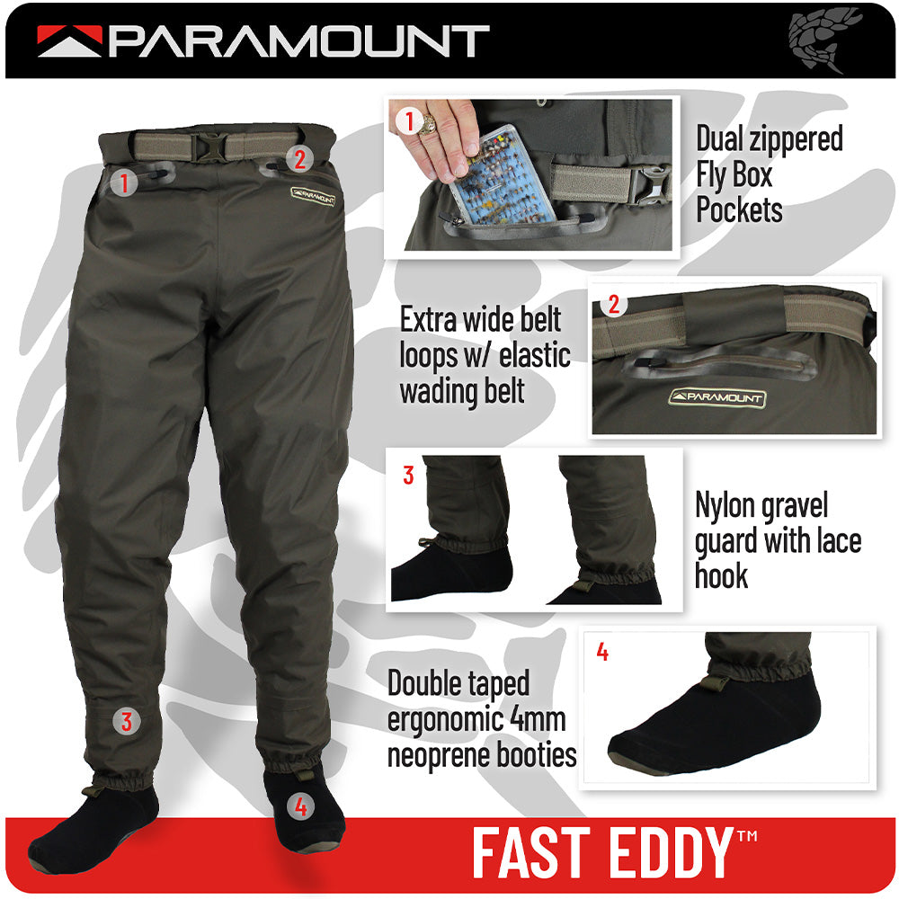 Paramount Fast Eddy Waist-High Waders