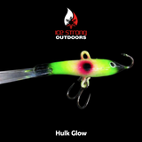 Ice Strong Glow Bay Jigger - 3/8 oz & 1/2 oz