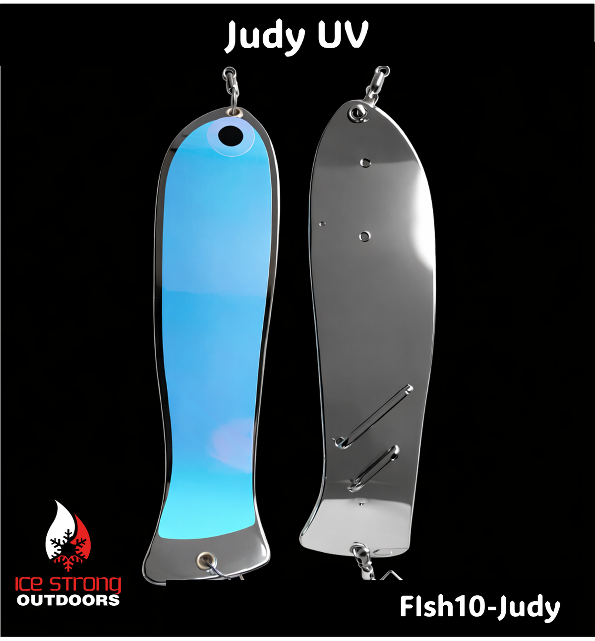 Ice Strong Judy UV Lake Trout Fishblade Flasher