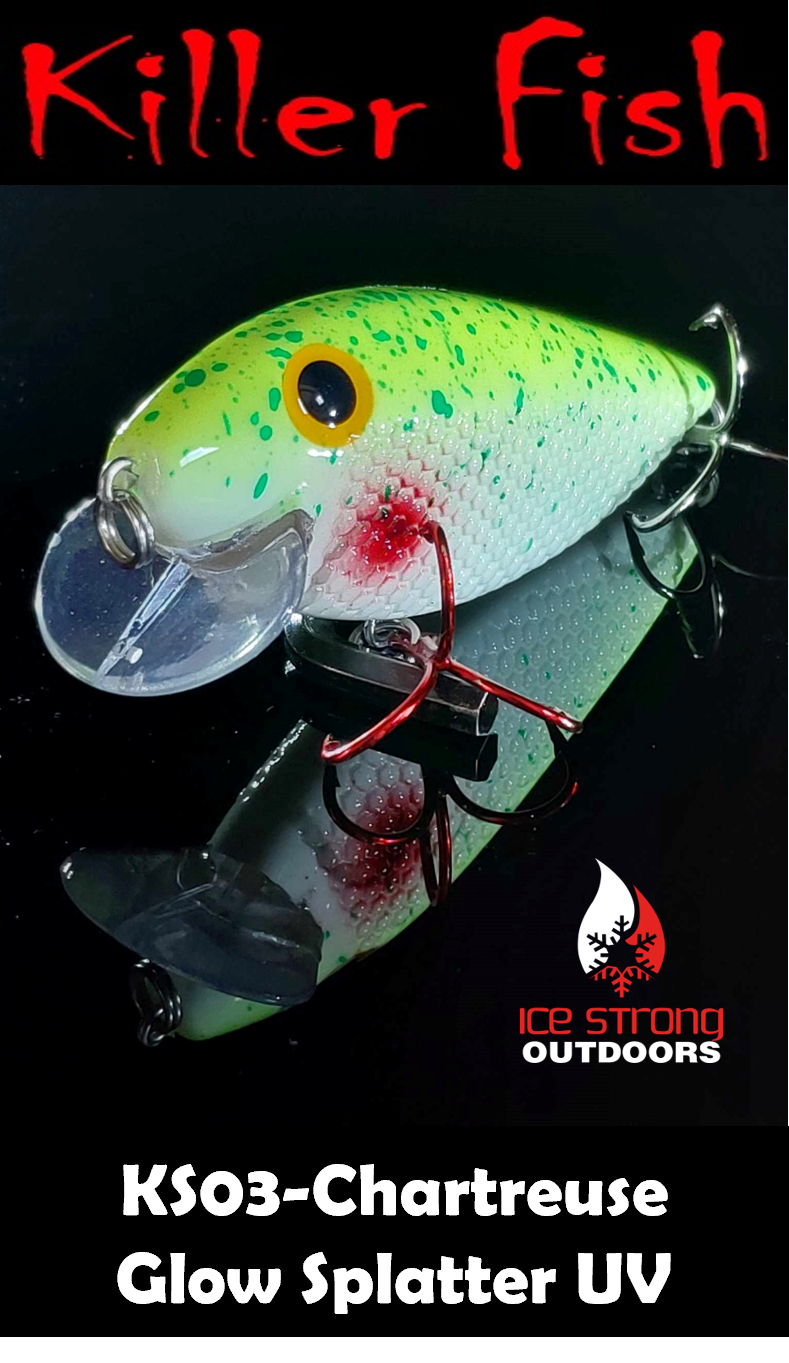 Ice Strong Killer Fish UV Rattling Shallow Diver