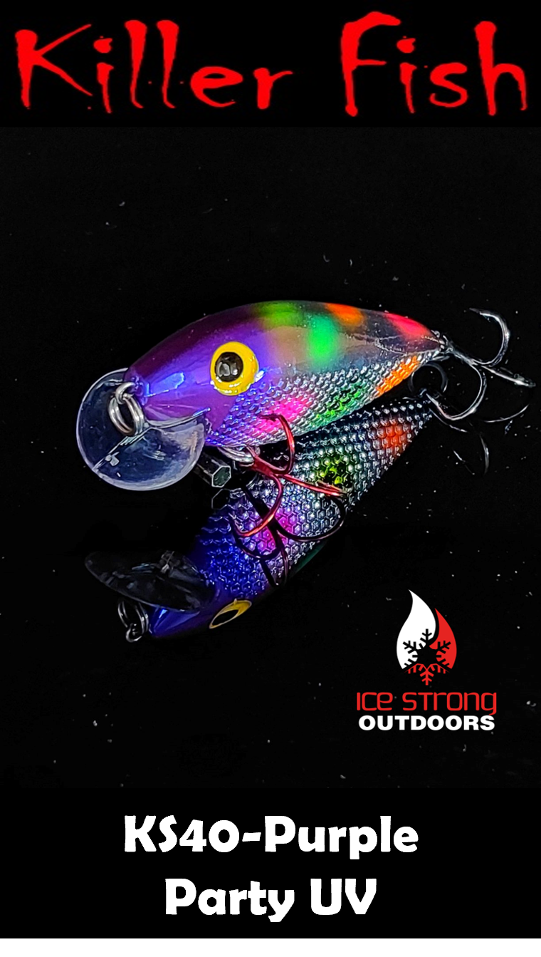 Ice Strong Killer Fish UV Rattling Shallow Diver