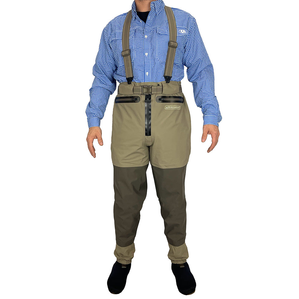 Paramount Slate Zippered Waist-High Waders