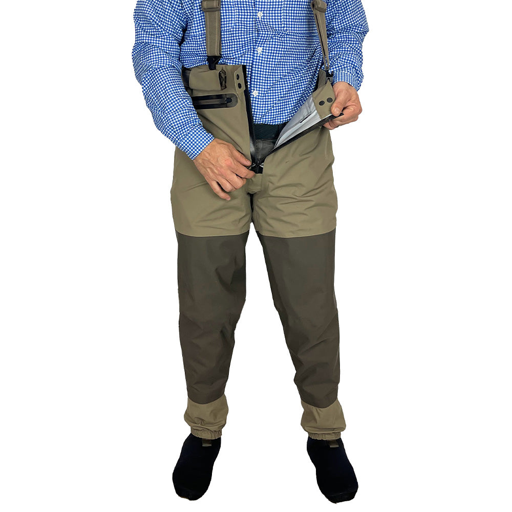 Paramount Slate Zippered Waist-High Waders