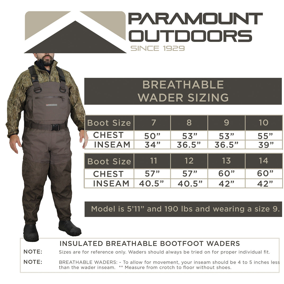 Paramount GWT - Breathable With 800G Boots