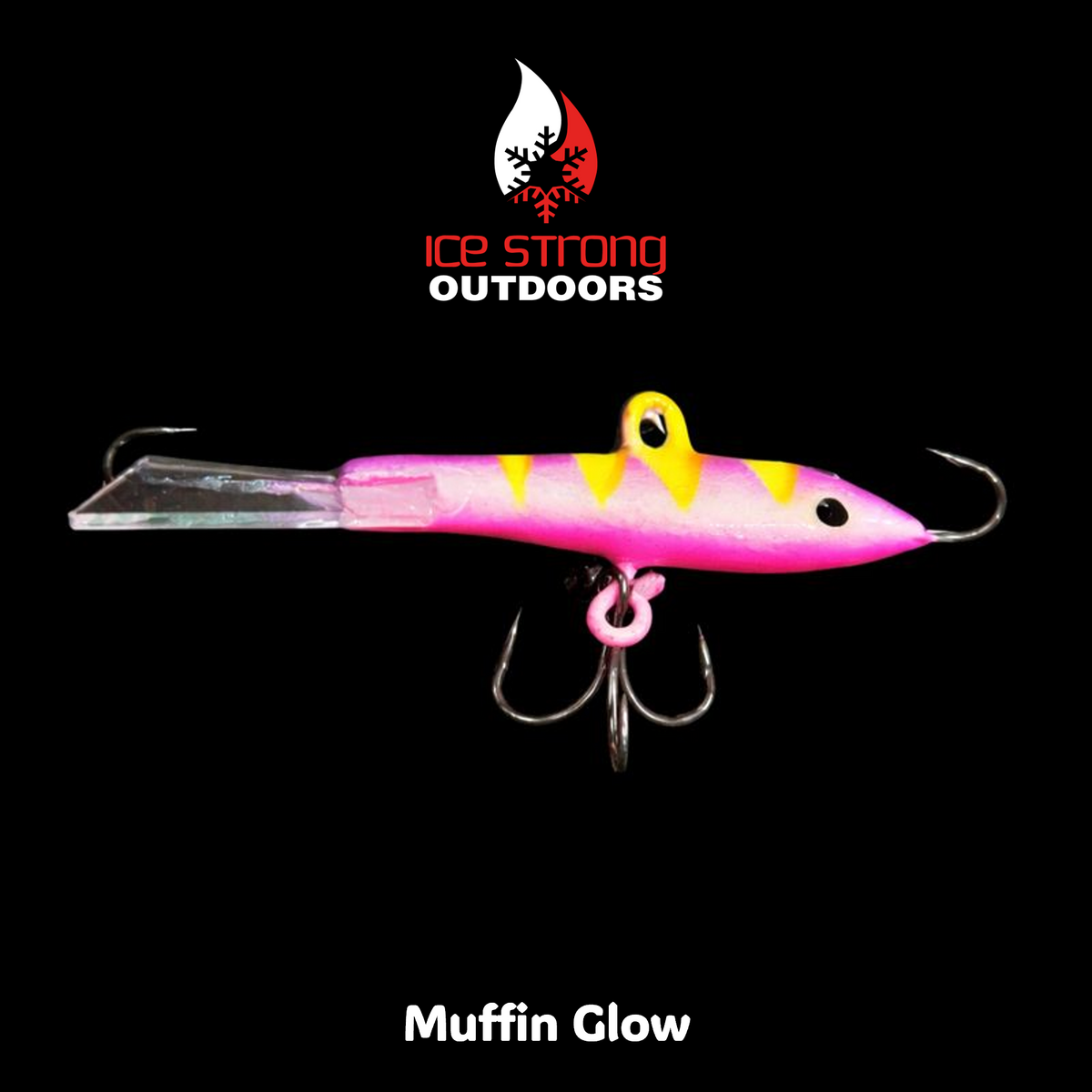 Ice Strong Glow Bay Jigger - 3/8 oz & 1/2 oz