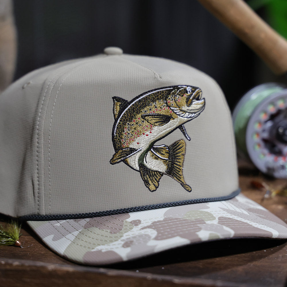Paramount Brown Trout Five-Panel Rope Cap