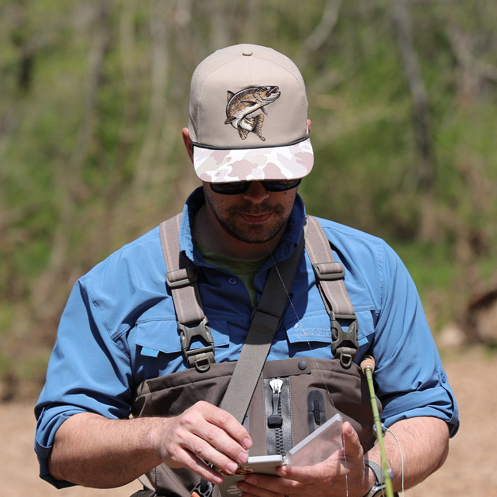 Paramount Brown Trout Five-Panel Rope Cap