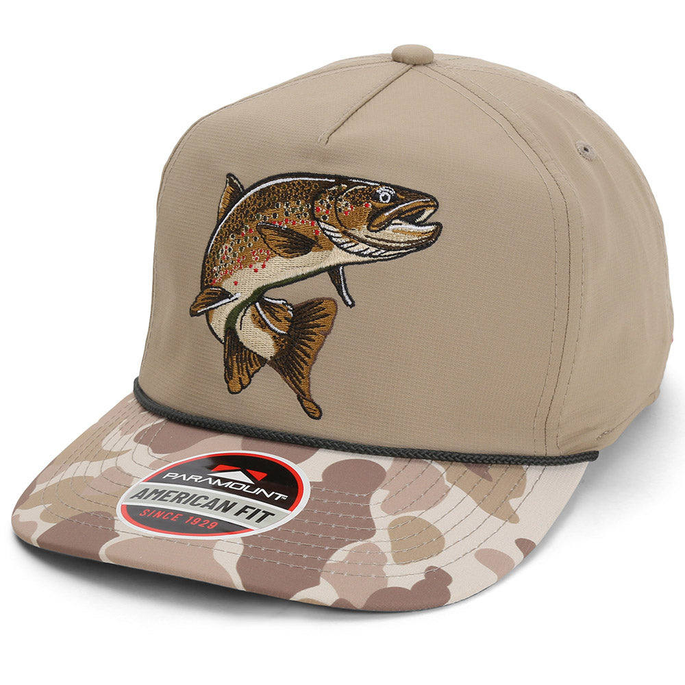 Paramount Brown Trout Five-Panel Rope Cap