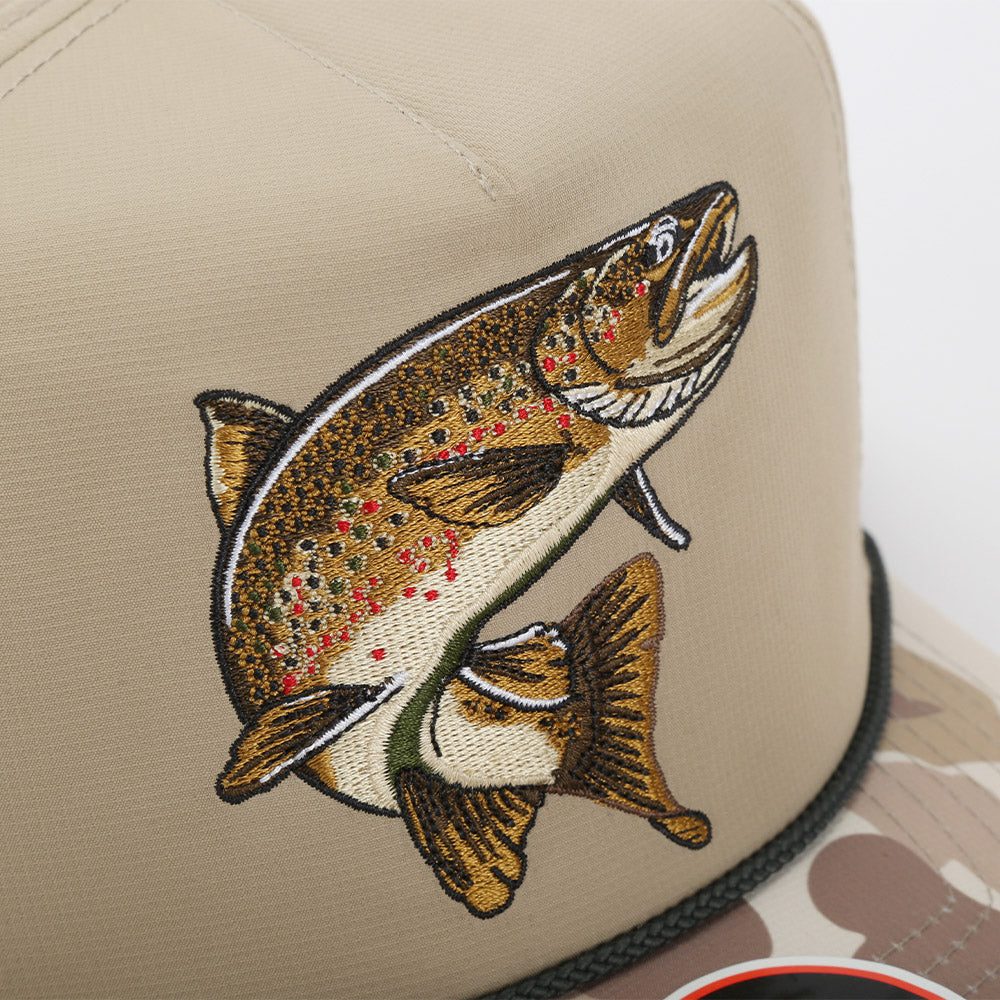 Paramount Brown Trout Five-Panel Rope Cap
