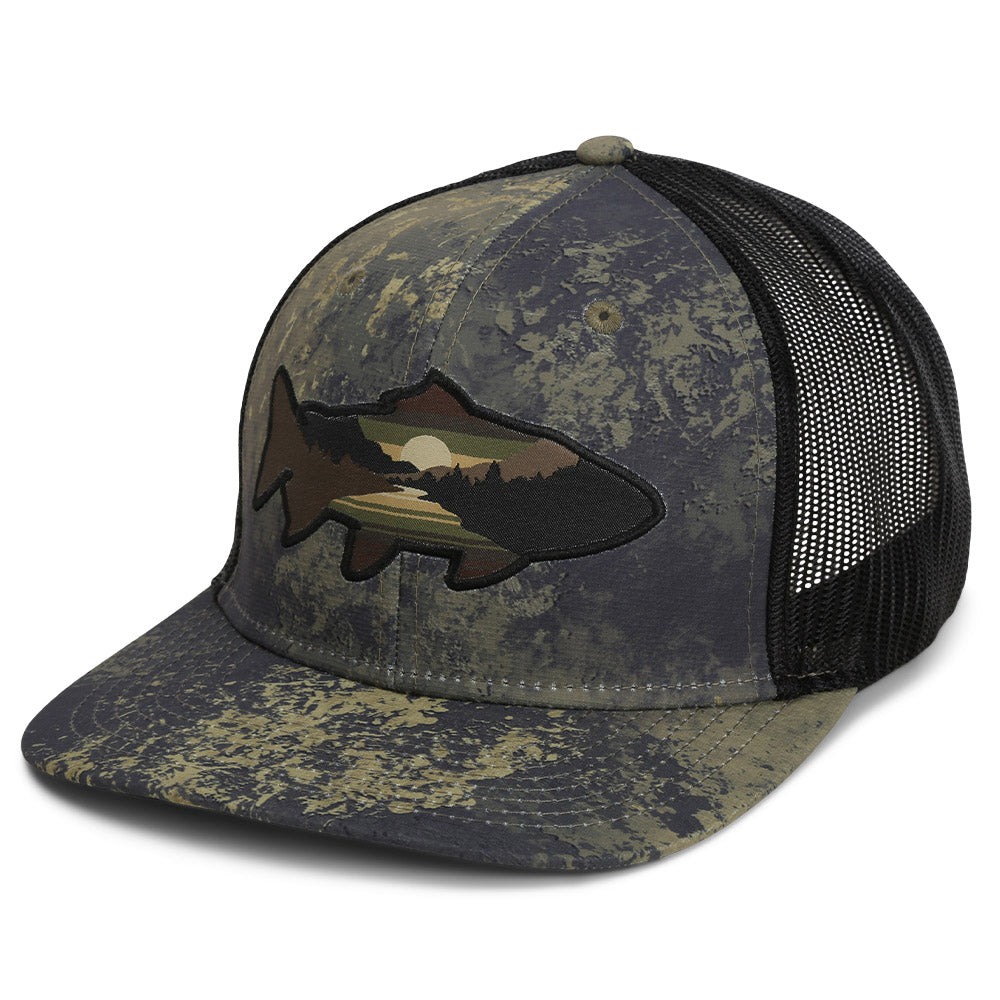 Paramount Sunset Trout Mesh-Back Cap