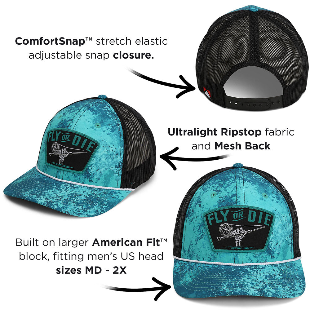 Paramount Fly or Die Mesh-Back Rope Cap