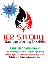 Ice Strong Panfish Titanium Spring Bobber Combo (3-Pack)