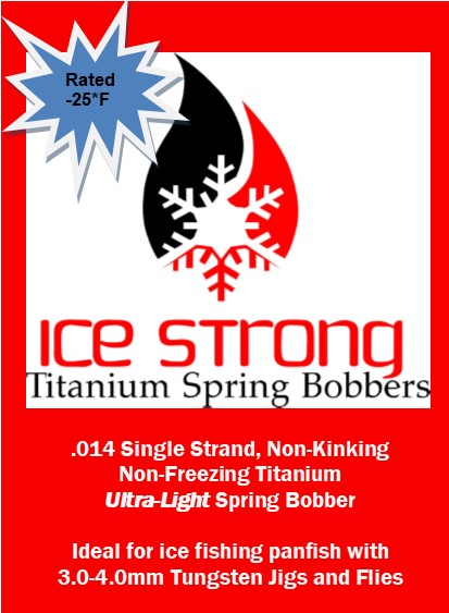 Ice Strong Ultra-Light Titanium Spring Bobber