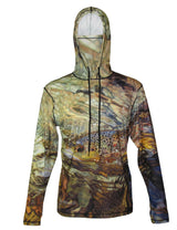 Fincognito Secluded Brown Graphic Fishing Hoodie