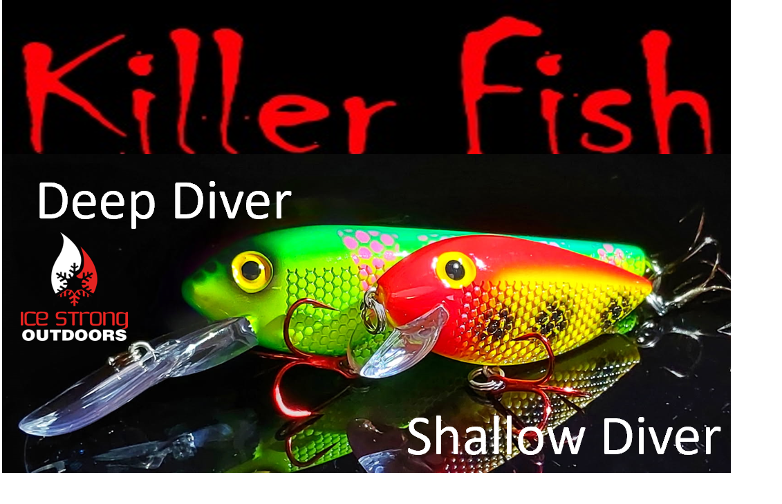 Ice Strong Killer Fish UV Rattling Shallow Diver