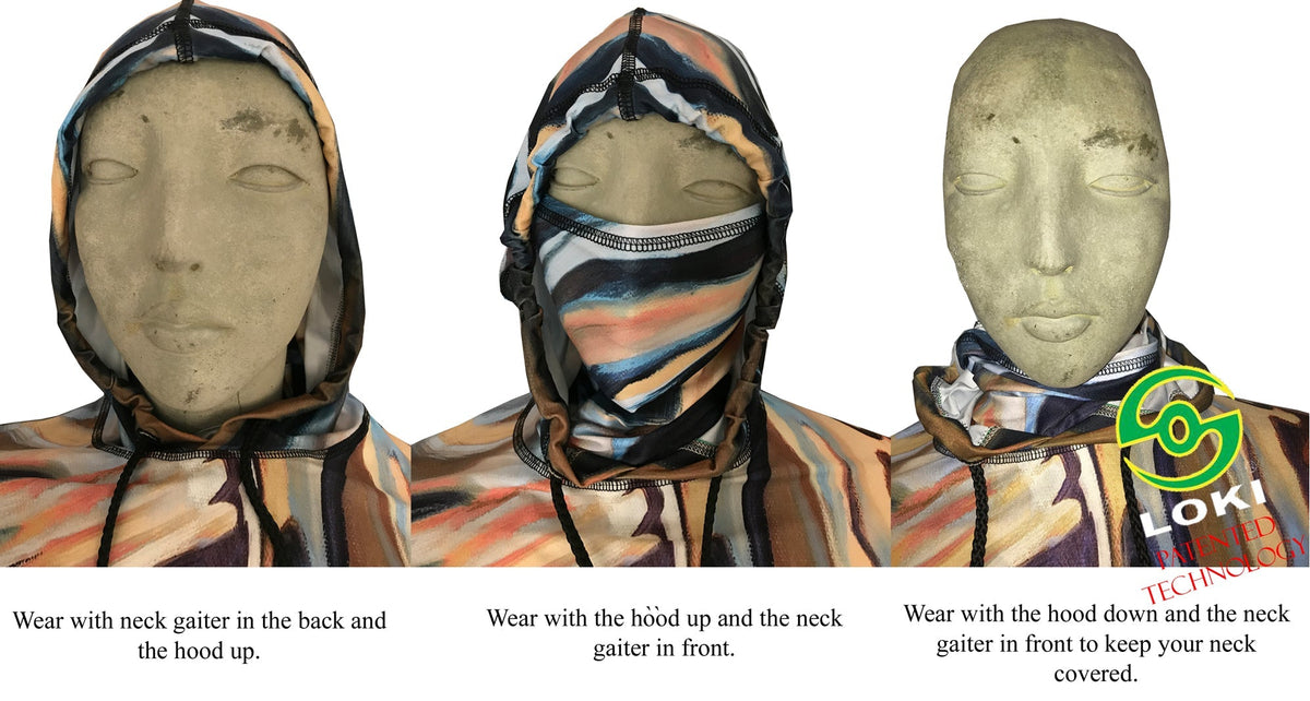 Fincognito Secluded Brown Graphic Fishing Hoodie