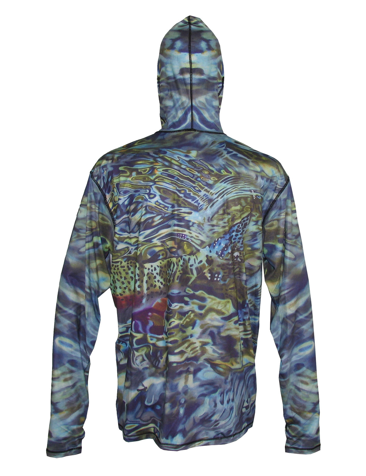 Fincognito Tranquility Rainbow Trout Graphic Fishing Hoodie