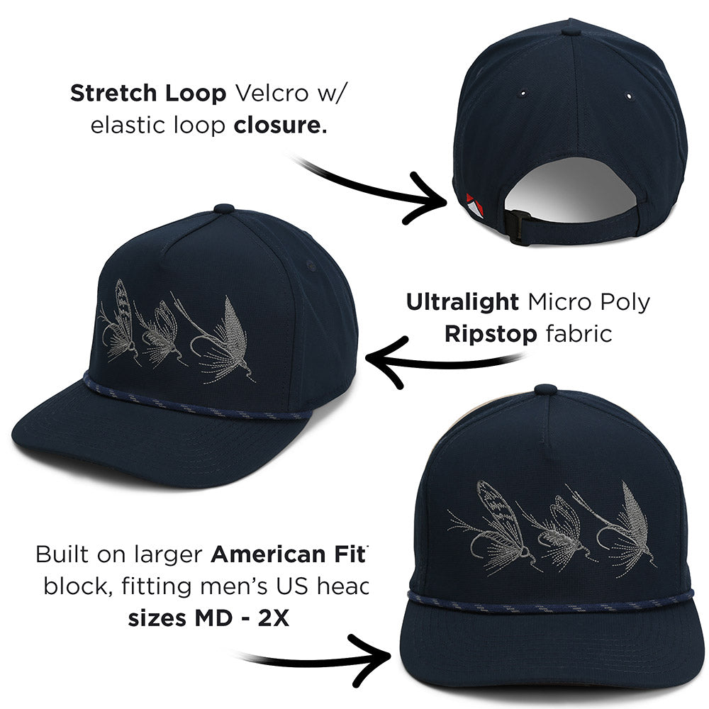 Paramount Tri-Fly Five-Panel Rope Cap