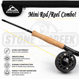 Stone Creek Mini Fly Rod & Reel Outfit