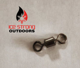 Ice Strong Size 3 Barrel Swivels - 80 lb (50-Pack)