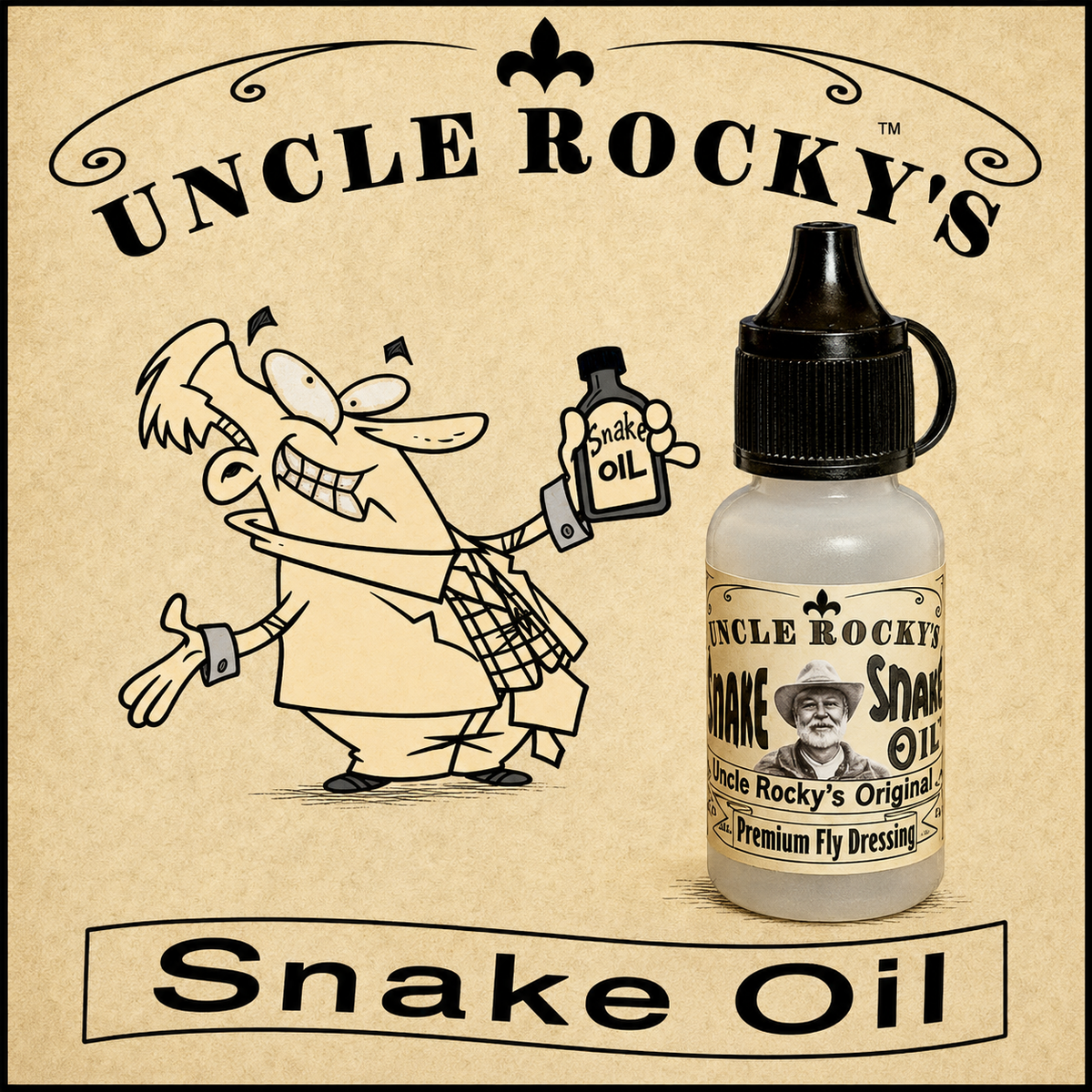 Uncle Rocky's Snake Oil Fly Treatment